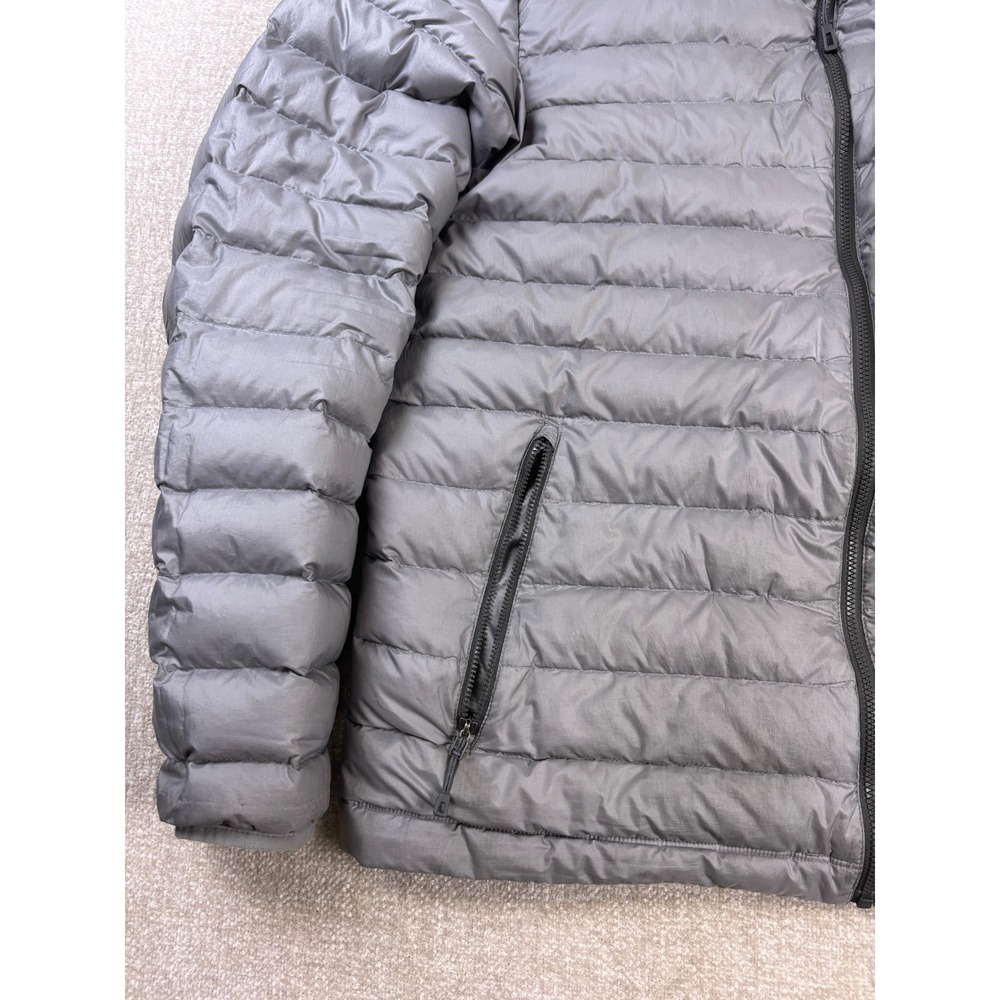 Patagonia Mens Down Sweater Jacket Gray Puffer Full Zip Quilted Large 84674 - Picture 3 of 10